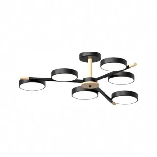 Люстра на штанге LED4U L3208-800 BK