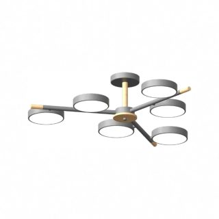 Люстра на штанге LED4U L3208-800 GR