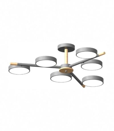 Люстра на штанге LED4U L3208-800 GR