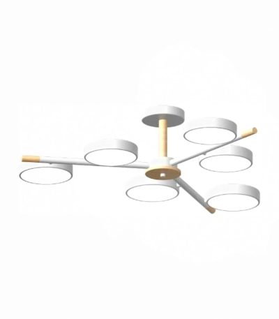 Люстра на штанге LED4U L3208-800 WH