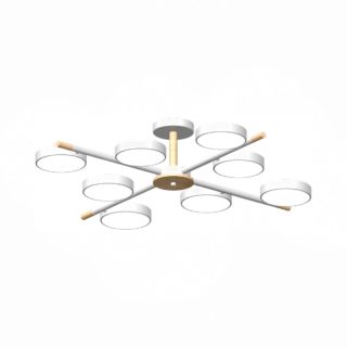 Люстра на штанге LED4U L3209-860 WH