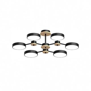 Люстра на штанге LED4U L3216-730 BK