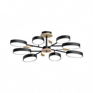 Люстра на штанге LED4U L3221-850 BK