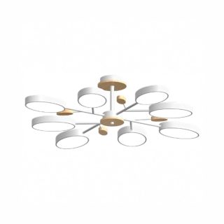 Люстра на штанге LED4U L3221-850 WH