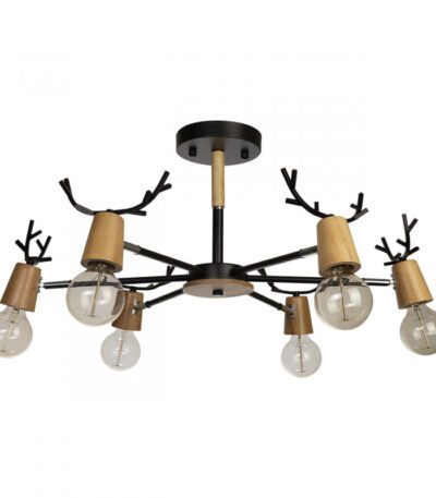 Люстра на штанге Loft IT Sven 10024/6 Black