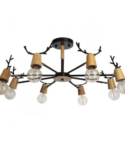 Люстра на штанге Loft IT Sven 10024/8 Black