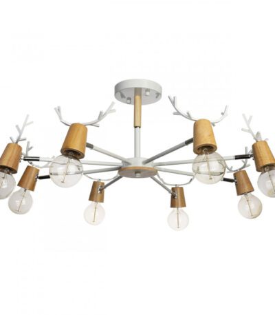 Люстра на штанге Loft IT Sven 10024/8 White