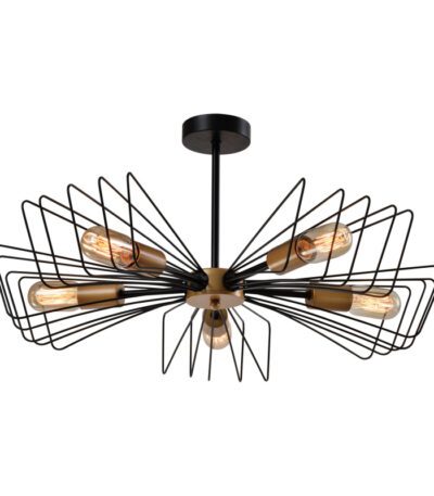 Люстра на штанге Lussole Loft Durham LSP-8796