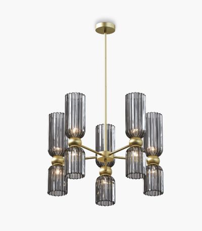 Люстра на штанге Maytoni Antic MOD302PL-10GR