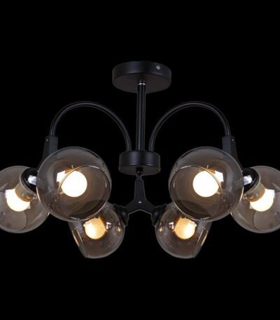 Люстра на штанге Reluce 01268-0.3-06 BK+CR