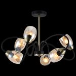 Люстра на штанге Reluce 01270-0.3-06B BK+AB