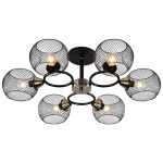 Люстра на штанге Reluce 01281-0.3-06 BK+AB