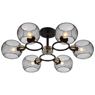 Люстра на штанге Reluce 01281-0.3-06 BK+AB