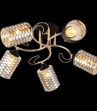 Люстра на штанге Reluce 01309-0.3-05 BK+FGD