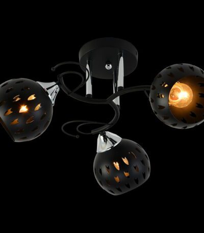 Люстра на штанге Reluce 01314-0.3-03 BK+CR