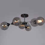 Люстра на штанге Reluce 02288-0.3-06 BK+CH