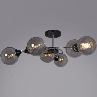 Люстра на штанге Reluce 02288-0.3-06 BK+CH