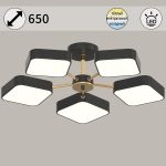 Люстра на штанге Reluce 03360-0.3-05 BK+FGD