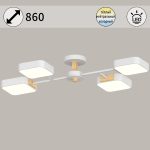 Люстра на штанге Reluce 03363-0.3-04 WH+WOOD