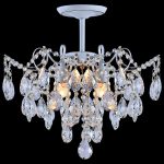 Люстра на штанге Reluce 04058-0.3-04 WH+GOLD PN