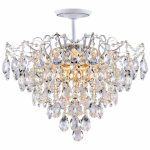 Люстра на штанге Reluce 04058-0.3-06 WH+GOLD PN