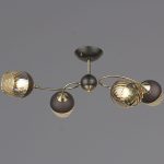 Люстра на штанге Reluce 04250-0.3-04 BK+AB