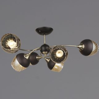 Люстра на штанге Reluce 04250-0.3-06 BK+AB