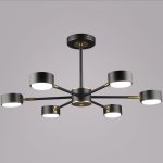 Люстра на штанге Reluce 06660-0.3-06 BK+COP GX53