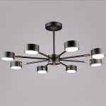 Люстра на штанге Reluce 06660-0.3-08 BK+COP GX53