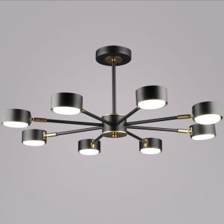 Люстра на штанге Reluce 06660-0.3-08 BK+COP GX53