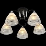 Люстра на штанге Reluce 11391-0.3-05B BK+CR