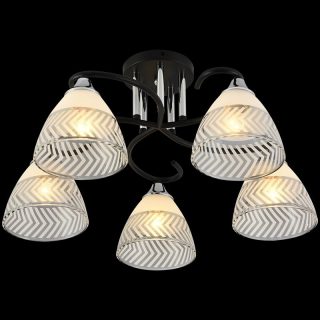 Люстра на штанге Reluce 11391-0.3-05B BK+CR