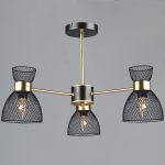 Люстра на штанге Reluce 39760-0.3-03 COP+BK