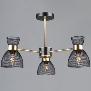 Люстра на штанге Reluce 39760-0.3-03 COP+BK