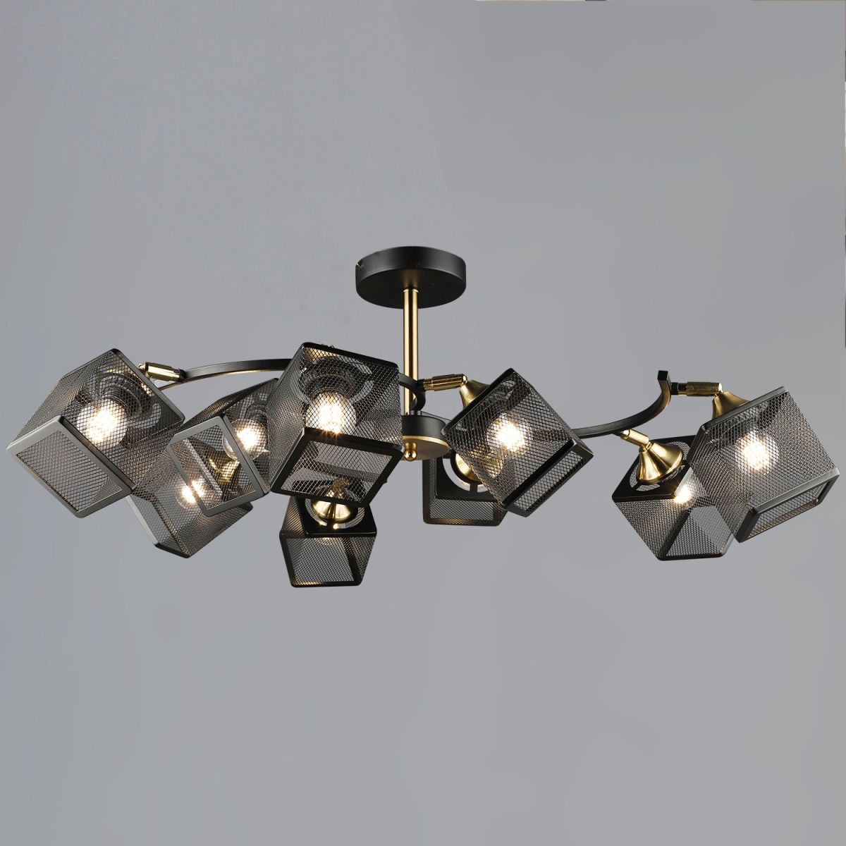 Люстра на штанге Reluce 60660-0.3-09 BK+COP Люстра на штанге Reluce 60660-0.3-09 BK+COP