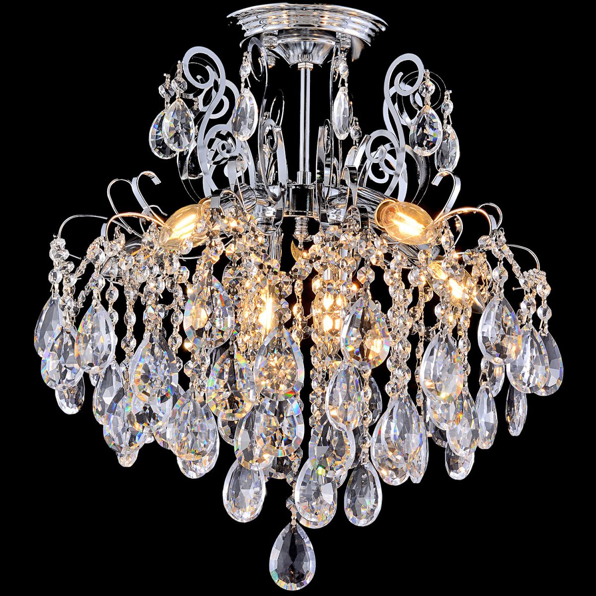 Люстра на штанге Reluce 79030-0.3-450A CH Люстра на штанге Reluce 79030-0.3-450A CH