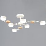 Люстра на штанге Reluce 92860-0.3-06 WT+WOOD GX53