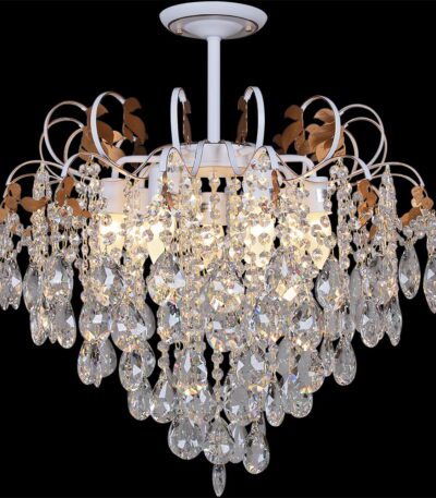 Люстра на штанге Reluce 96028-0.3-07 WH+GOLD PN