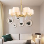 Подвесная люстра Delight Collection 8009P-6 gold