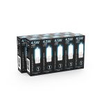 Лампа светодиодная Gauss G4 4.5W 4100K прозрачная 107807204