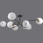 Люстра на штанге Illumico IL0249-8CSQ-79 BK AB