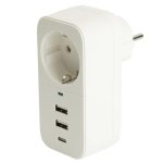 Сетевой фильтр 1-местный с/з Stekker Nova HM81-11-1 50142