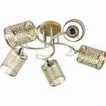 Люстра на штанге Reluce 01322-0.3-05 MATT GOLD+CR