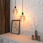 Лампа светодиодная филаментная диммируемая Gauss E27 8W 2400K золотая 161802008