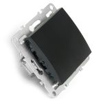 Выключатель 1-клавишный Stekker Эрна PSW10-9103-03 49148