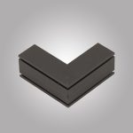 Угловой внутренний коннектор для накладного магнитного шинопровода AM Group Magnet AM504 BK