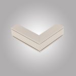 Угловой внутренний коннектор для накладного магнитного шинопровода AM Group Magnet AM504 WH