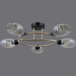 Люстра на штанге Illumico IL0300-5CSQ-79 BK AB