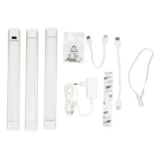 Мебельный светильник Uniel ULM-F44-3x3W/4500K/DIM SENSOR IP20 SILVER