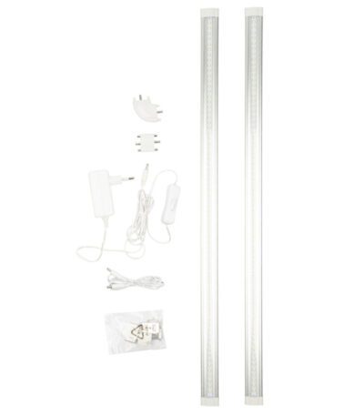 Мебельный светильник Uniel ULM-F45-2x6W/4500K IP20 SILVER